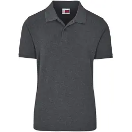 Mens Houston Stretch Golf Shirt Charcoal Front